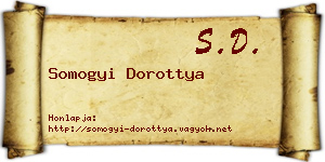 Somogyi Dorottya névjegykártya