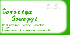 dorottya somogyi business card
